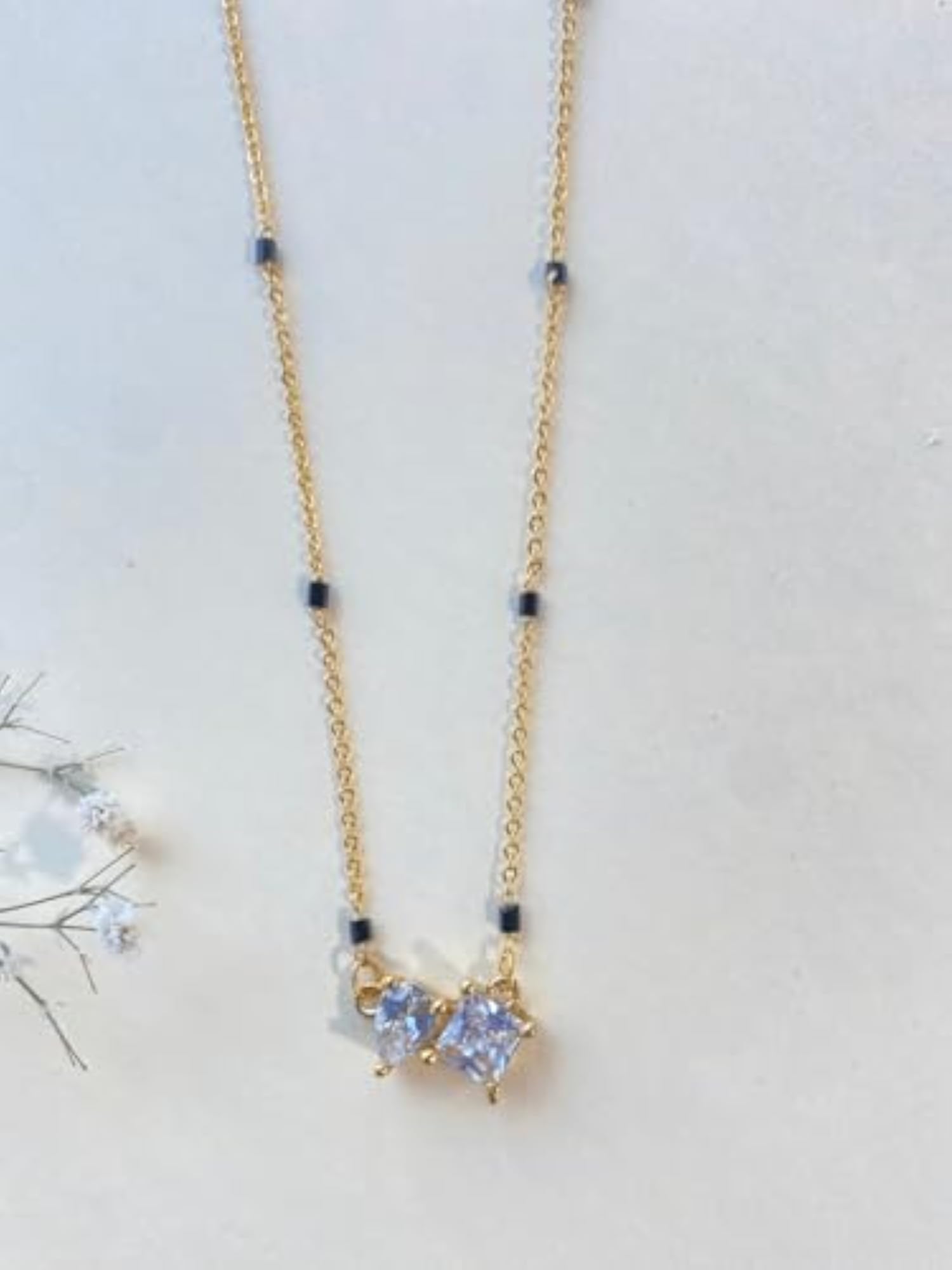 Plated Artificial Stones Mangalsutra, Everyday Elegance